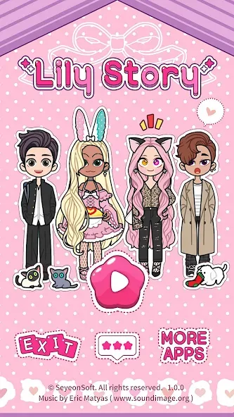 Lily Story : Dress Up Game [MOD: все наряды и аксессуары открыты] Screenshot 1