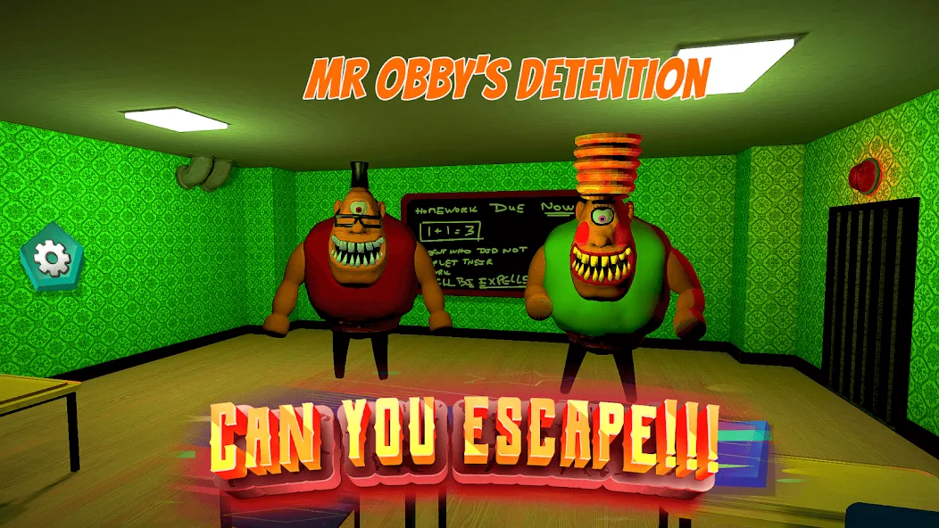 Mr Obby's Detention [MOD: без рекламы и все уровни открыты] Screenshot 1