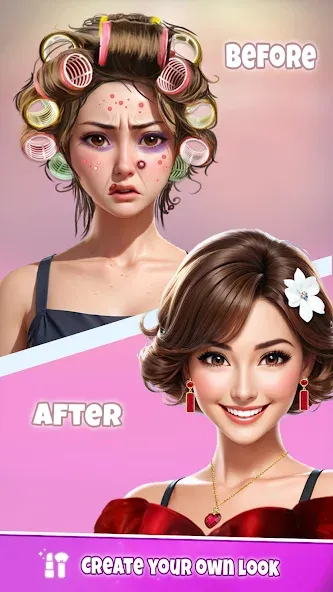 Fashion Artist: Makeup Game [MOD: безлимитные деньги и все наряды] Screenshot 3