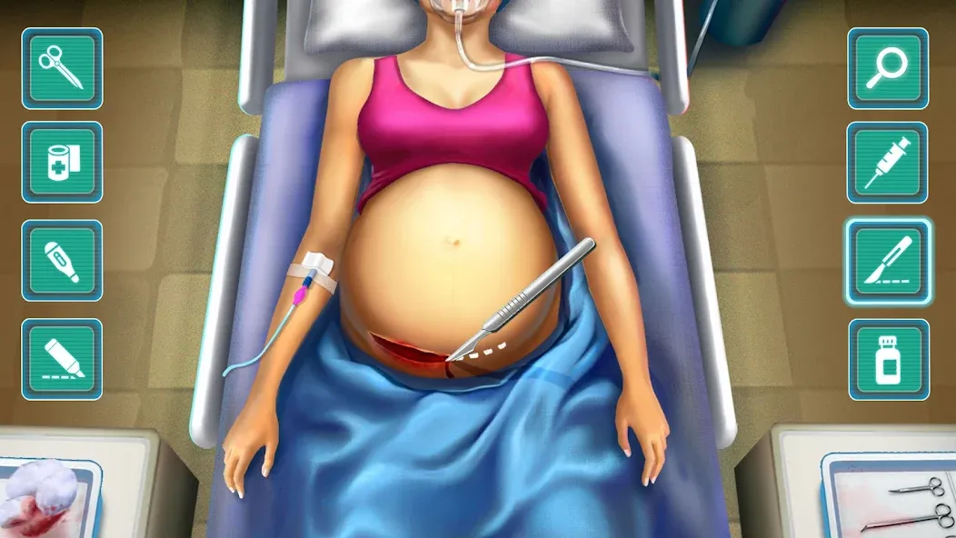 Surgery Simulator Doctor Game [MOD: без рекламы и всё открыто] Screenshot 1