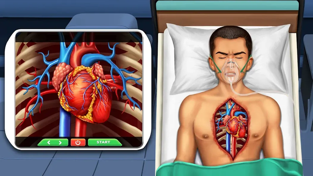 Surgery Simulator Doctor Game [MOD: без рекламы и всё открыто] Screenshot 3