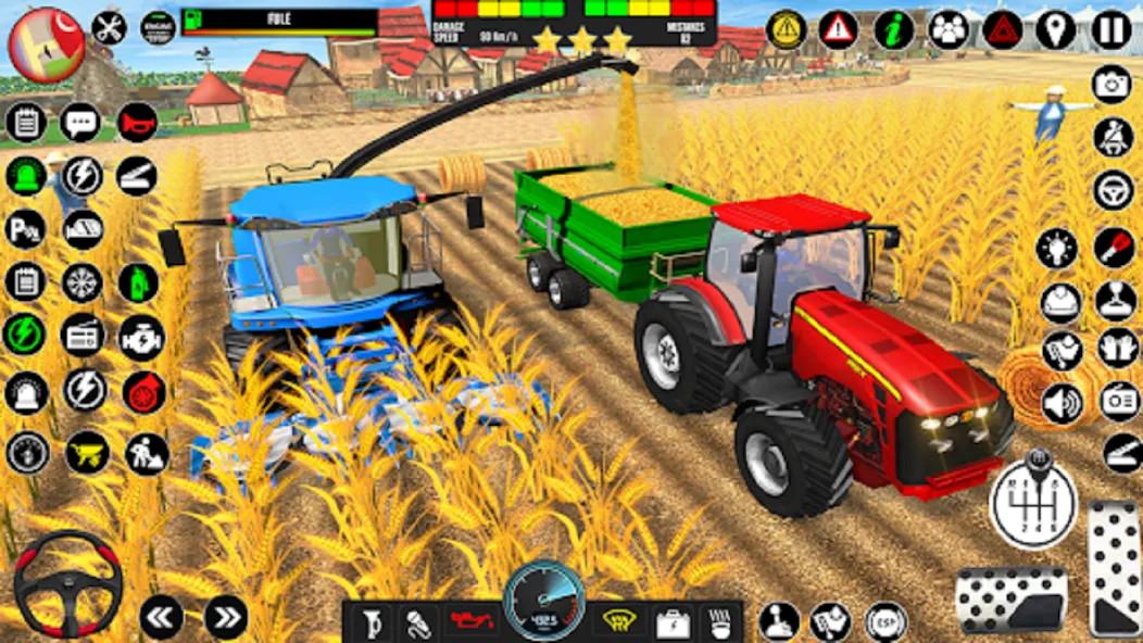 Indian Tractor Driving Game 3D [MOD: безлимитные деньги и топливо] Screenshot 3