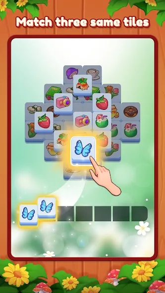Triple Connect: Match Tile [MOD: безлимитные подсказки и отмены ходов] Screenshot 1