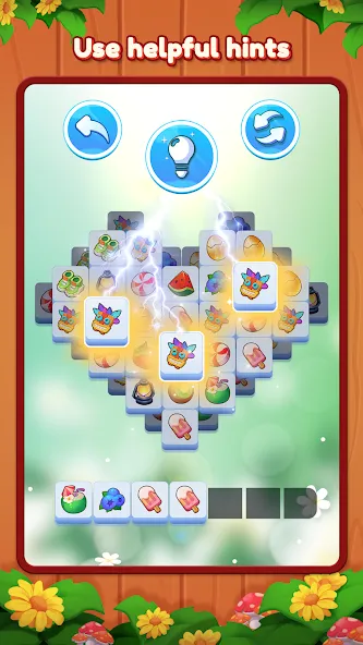 Triple Connect: Match Tile [MOD: безлимитные подсказки и отмены ходов] Screenshot 4