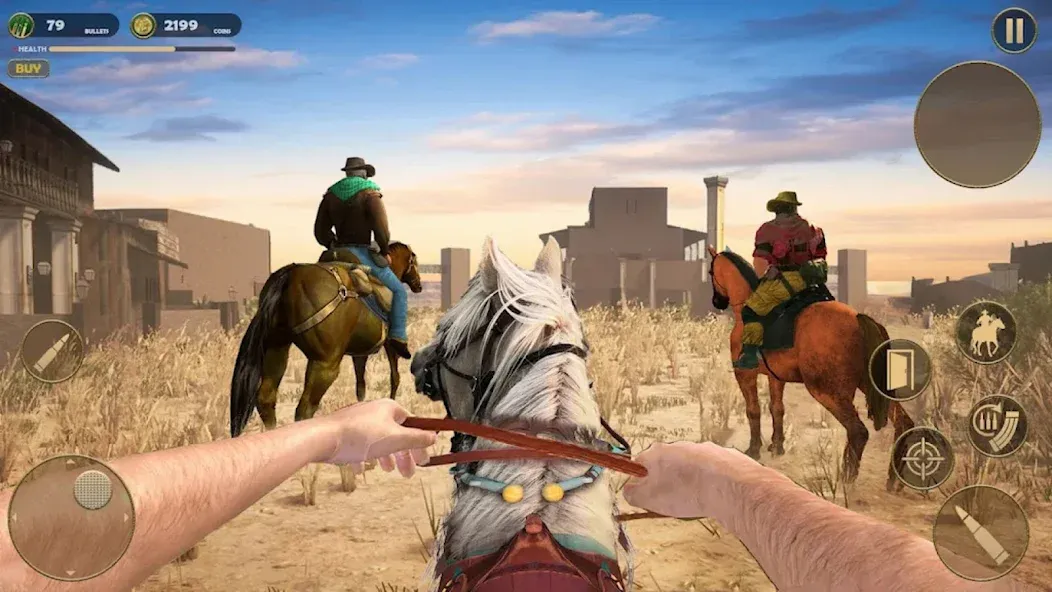 West Cowboy - Gunfighter Game [MOD: много денег и патронов] Screenshot 5