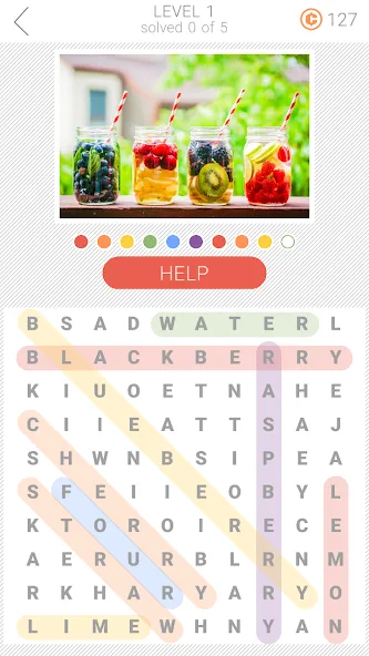 10x10 Word Search [MOD: без рекламы и подсказки доступны] Screenshot 1