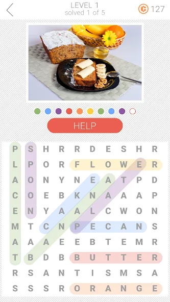 10x10 Word Search [MOD: без рекламы и подсказки доступны] Screenshot 3