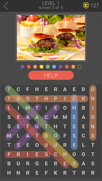 10x10 Word Search [MOD: без рекламы и подсказки доступны] Screenshot 4