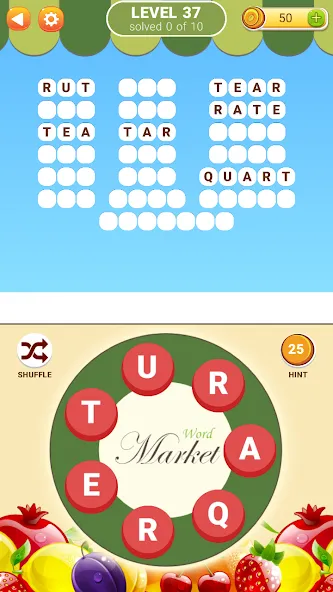 Word Market 2 [MOD: безлимитные деньги и подсказки] Screenshot 4