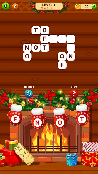 Word Cabin [MOD: подсказки доступны без ограничений] Screenshot 1