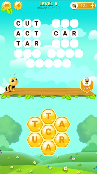 Wordiary [MOD: безлимитные подсказки и словарный запас] Screenshot 2