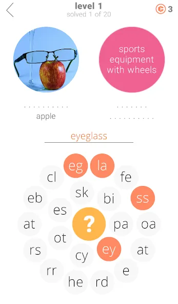 Word Rings 2 [MOD: подсказки доступны без ограничений] Screenshot 1