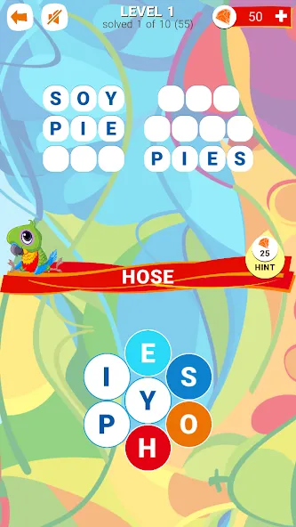 Words in Color [MOD: открыты все уровни и подсказки] Screenshot 1