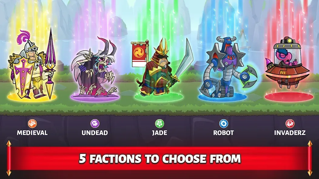 Tower Conquest: Tower Defense [MOD: безлимитные деньги и открыты все уровни] Screenshot 3