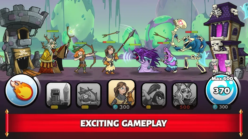 Tower Conquest: Tower Defense [MOD: безлимитные деньги и открыты все уровни] Screenshot 5