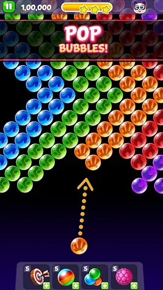 Bubble Shooter: Panda Pop! [MOD: безлимитные жизни и монеты] Screenshot 1