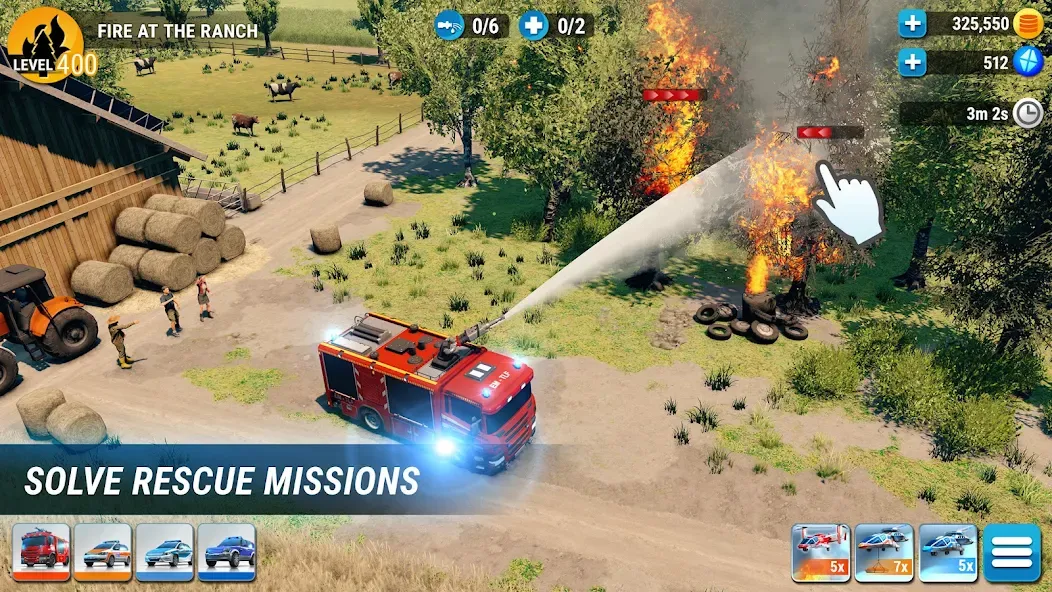 EMERGENCY HQ: rescue strategy [MOD: безлимитные деньги и ресурсы] Screenshot 2