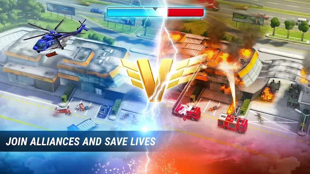 EMERGENCY HQ: rescue strategy [MOD: безлимитные деньги и ресурсы] Screenshot 3