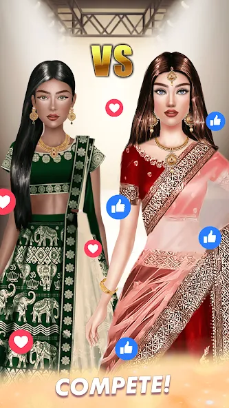 Makeup, Fashion Dress up Games [MOD: безлимитные деньги и все наряды] Screenshot 2