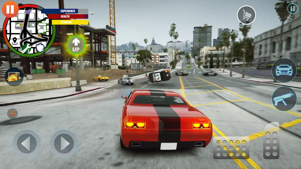 Gangster Games Crime Simulator [MOD: безлимитные деньги и оружие] Screenshot 5