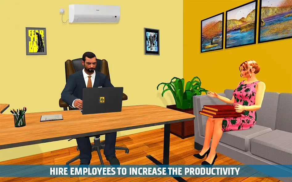 Virtual HR Manager Job Games [MOD: безлимитные деньги и все уровни открыты] Screenshot 1