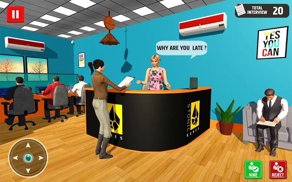 Virtual HR Manager Job Games [MOD: безлимитные деньги и все уровни открыты] Screenshot 3