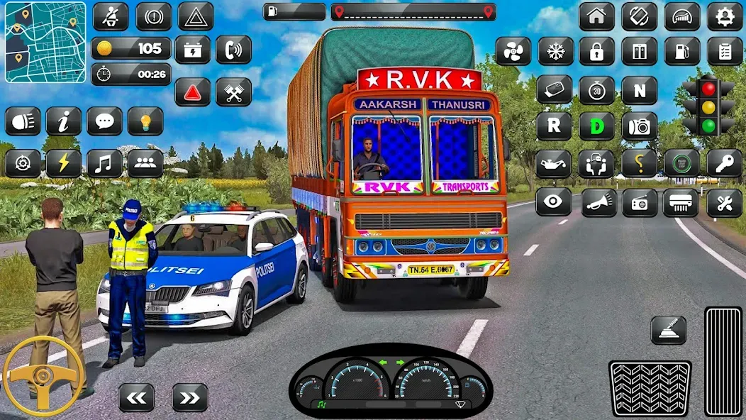 Indian Truck Driver Simulator [MOD: безлимитные деньги и все грузовики открыты] Screenshot 5