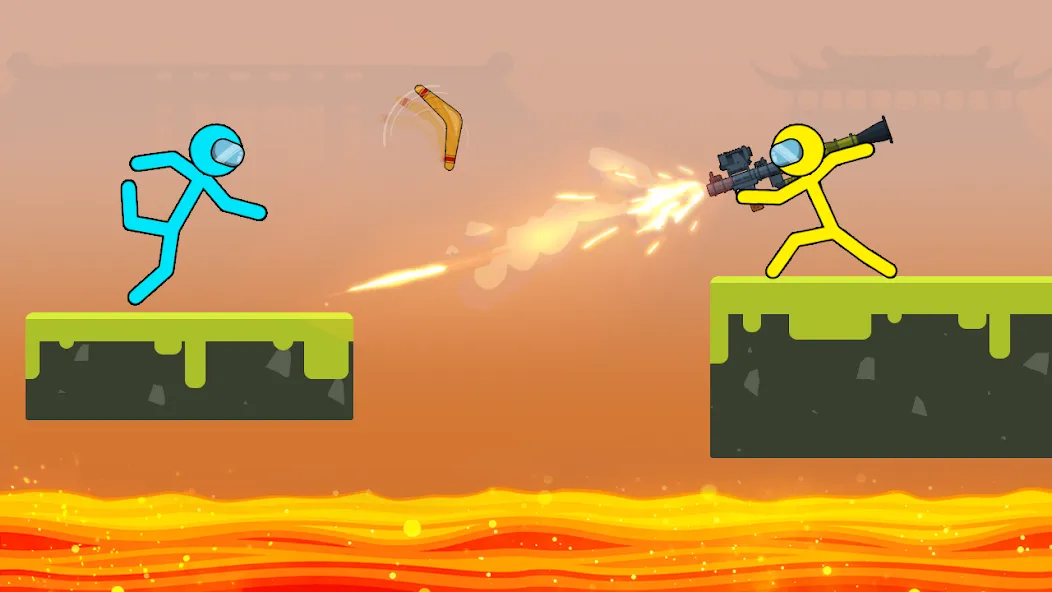 Stick-man Fighting Games [MOD: безлимитные деньги и урон] Screenshot 4
