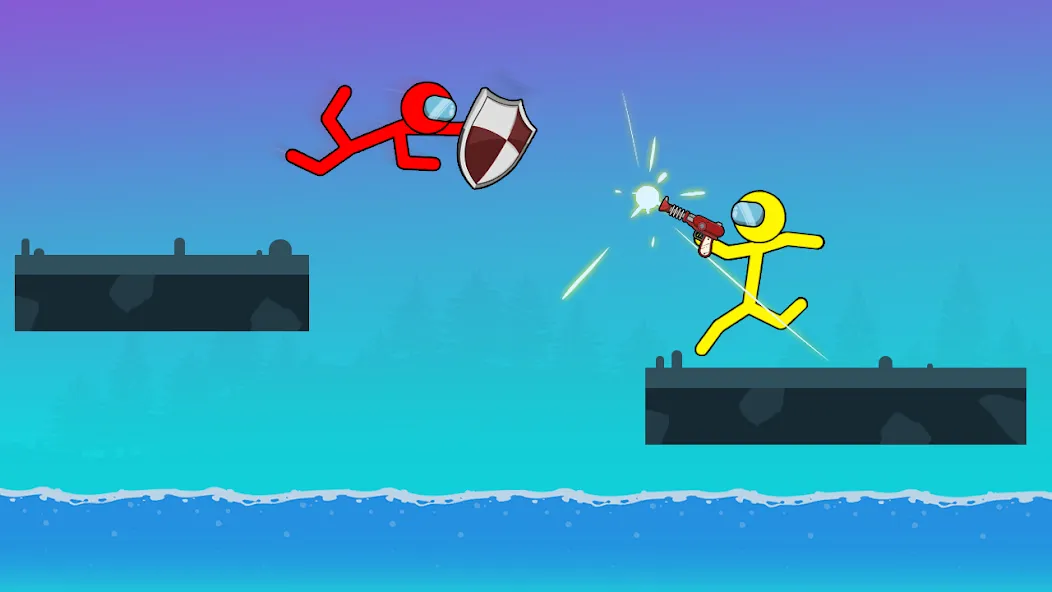 Stick-man Fighting Games [MOD: безлимитные деньги и урон] Screenshot 5