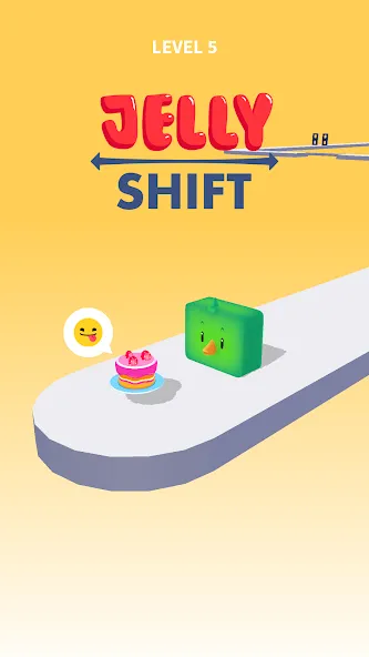 Jelly Shift - Obstacle Course [MOD: безлимитные монеты и все уровни] Screenshot 1