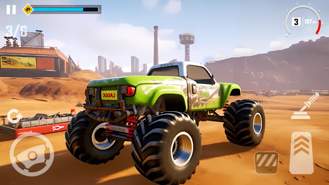 4x4 Monster Truck Racing Games [MOD: безлимитные деньги и все машины] Screenshot 1