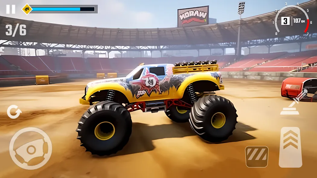 4x4 Monster Truck Racing Games [MOD: безлимитные деньги и все машины] Screenshot 2
