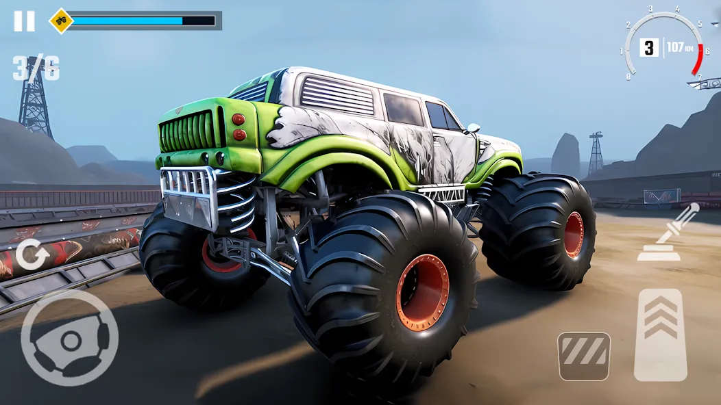 4x4 Monster Truck Racing Games [MOD: безлимитные деньги и все машины] Screenshot 5