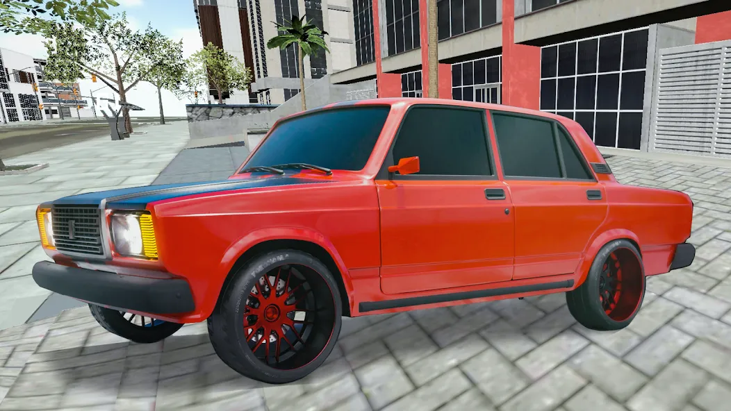 Drive Classic VAZ 2107 Parking [MOD: безлимитные деньги и топливо] Screenshot 1