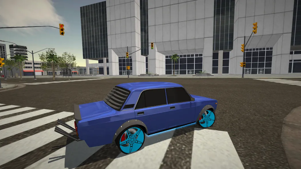 Drive Classic VAZ 2107 Parking [MOD: безлимитные деньги и топливо] Screenshot 5