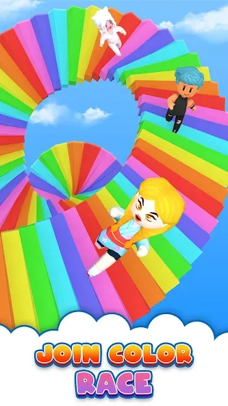 Fall Party.io: Match Race [MOD: безлимитные монеты и разблокированы скины] Screenshot 1