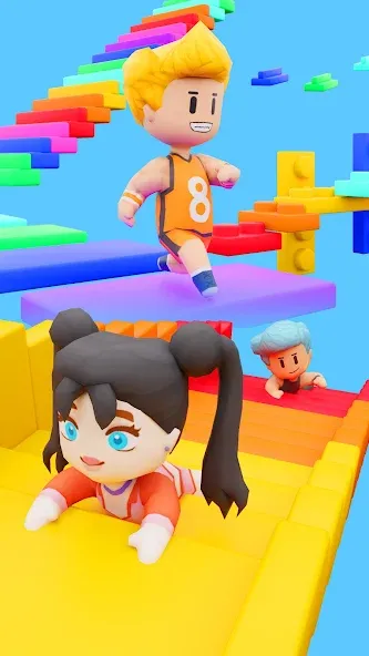 Fall Party.io: Match Race [MOD: безлимитные монеты и разблокированы скины] Screenshot 3