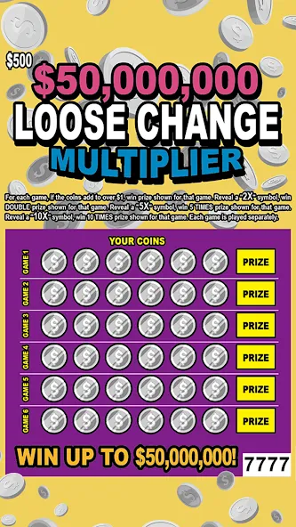 Scratch Off Lottery Scratchers [MOD: безлимитные билеты и мгновенные выигрыши] Screenshot 2