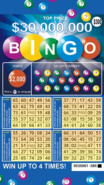 Scratch Off Lottery Scratchers [MOD: безлимитные билеты и мгновенные выигрыши] Screenshot 3