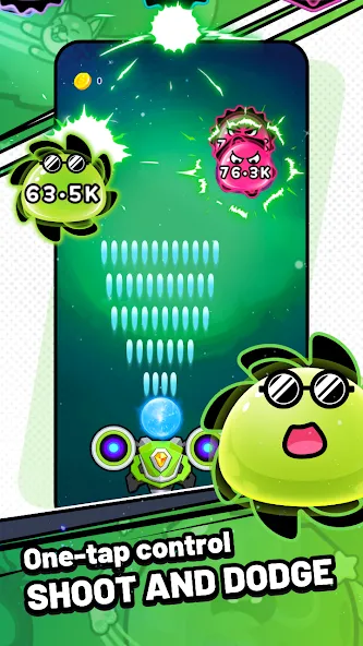 Slime Boom - Kick Slime [MOD: бесконечные ресурсы и усиленный урон] Screenshot 2