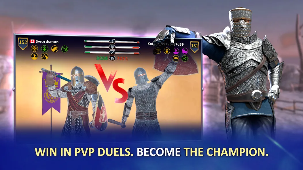 Knights Fight 2: New Blood [MOD: безлимитные деньги и энергия] Screenshot 3