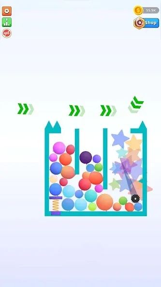 Bounce and pop - Puff Balloon [MOD: безлимитные монеты и жизни] Screenshot 2
