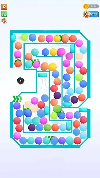 Bounce and pop - Puff Balloon [MOD: безлимитные монеты и жизни] Screenshot 3