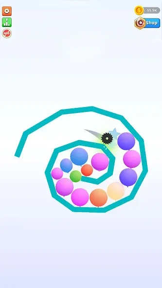 Bounce and pop - Puff Balloon [MOD: безлимитные монеты и жизни] Screenshot 4