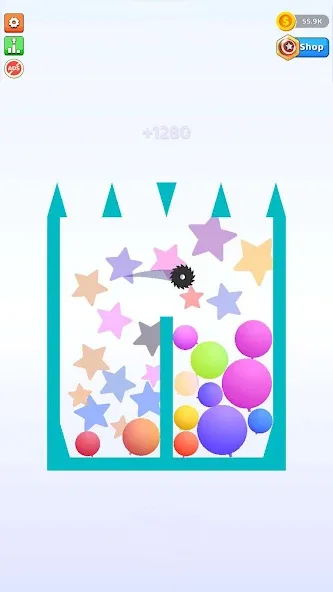 Bounce and pop - Puff Balloon [MOD: безлимитные монеты и жизни] Screenshot 5