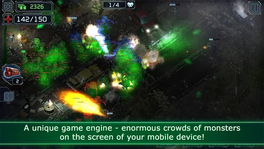 Alien Shooter TD [MOD: безлимитные деньги и патроны] Screenshot 1
