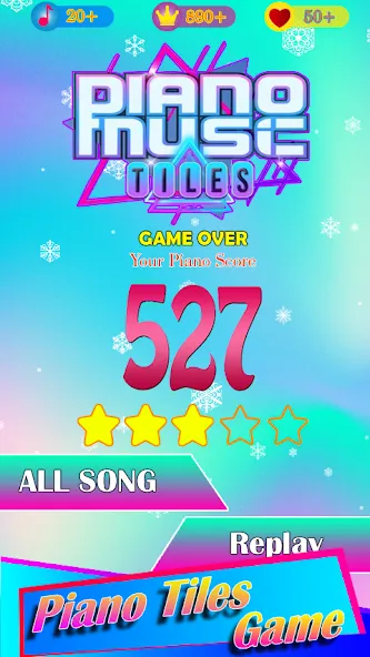 RaptorGamer Piano Tiles [MOD: все песни и бесконечные жизни] Screenshot 5