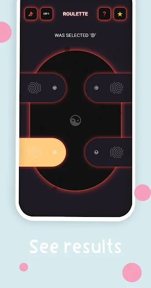 Mini : Finger Picker Chooser [MOD: быстрый выбор пальца без рекламы] Screenshot 1