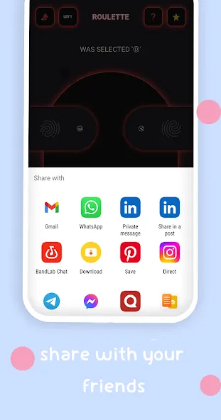 Mini : Finger Picker Chooser [MOD: быстрый выбор пальца без рекламы] Screenshot 3
