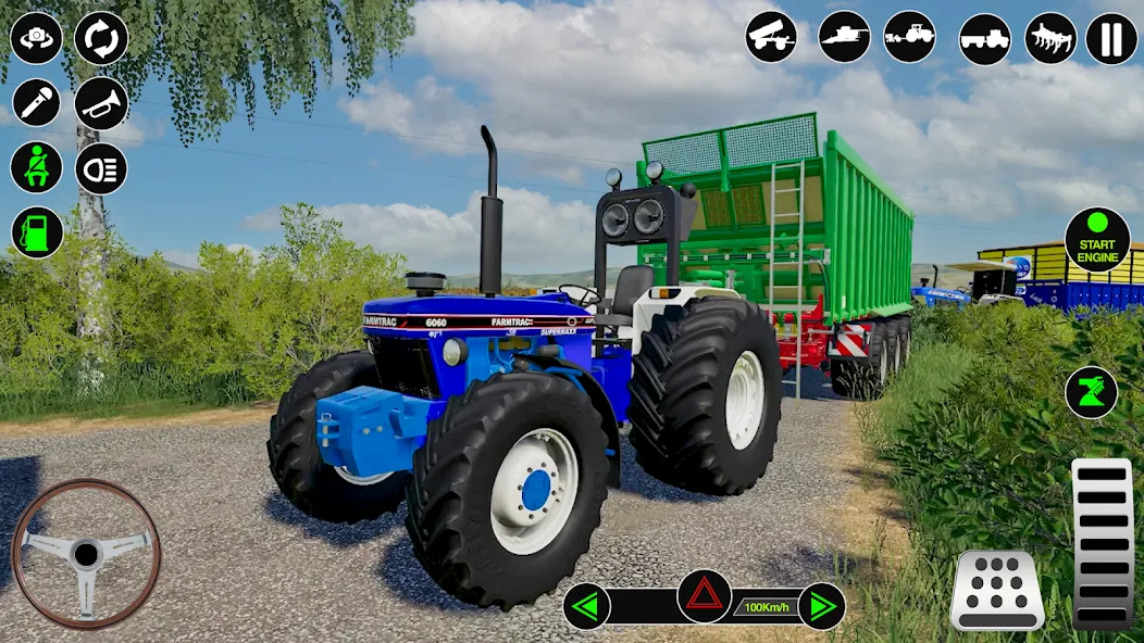 Farming Tractor Simulator Game [MOD: безлимитные деньги и топливо] Screenshot 3